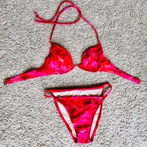 Victoria’s Secret swimsuit hot pink bikini sets